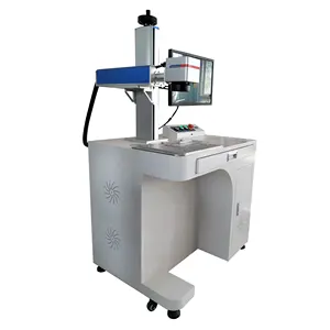 Direct sales new 20W 30W 50W 80W 100W desktop fiber optic metal steel laser marking machine engraving machine