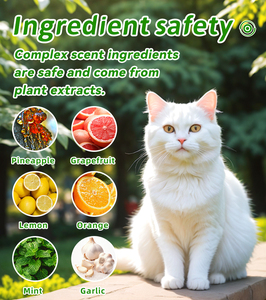 Palline Dissuasori per Gatti con Logo Personalizzato a Faccina Sorridente, Repellente Naturale agli Agrumi per Mobili e Giardino, Strumento di Addestramento Anti-Intrusione - Product Image 2