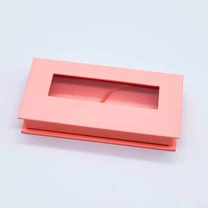 Boîte à cils en papier faite à la main avec logo personnalisé, emballage magnétique pour faux cils - Product Image 1