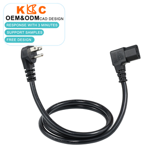 สายไฟคอมพิวเตอร์แบบแบน 90 องศา หัวปลั๊กแบบ IEC C13 สำหรับจอคอมพิวเตอร์ สายไฟอเนกประสงค์ ได้รับมาตรฐาน ETL - Product Image 2