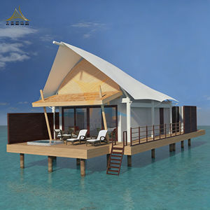 Vente flash - Maldives - Nouvelle conception de maison préfabriquée sur l'eau - Tentes de glamping - Tente de <span class=keywords><strong>luxe</strong></span> pour hôtel - Product Image 2