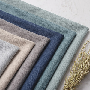 Tissu de canapé en velours glacé à carreaux uni, matériau tricoté haut de gamme en coton et lin, tissu grossier pour la décoration de canapé - Vente en gros usine - Product Image 1