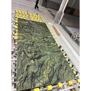 Lastra di Marmo Verde Foresta <span class=keywords><strong>Monet</strong></span> di Alta Qualità, Pietra Naturale Grande Formato per Pareti Interne, Pavimenti, Piani di Lavoro, Ville e Appartamenti - Product Image 2