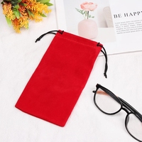 Etui en tissu de lin pour lunettes, sacoche multifonctionnel pour lunettes de soleil avec lanière