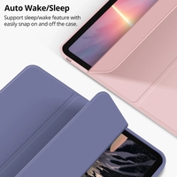 Akıllı yumuşak TPU iPad kılıfı Pro 11 inç 2021 2022 mıknatıs kapak İnce katlanmış Flip standı kılıfları