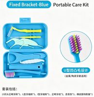 Ensemble de soins orthodontiques 5/7/8 pièces, kit de brosses interdentaires en plastique pour l'hygiène buccale