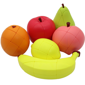 Thiết Kế Mới Sáng Tạo Trái Cây Hình Dạng Đồ Chơi Quà Tặng Thiết Lập 3X3 Tốc Độ Ma Thuật <span class=keywords><strong>Cube</strong></span> Giáo Dục Câu Đố Brain Teaser Trò Chơi - Product Image 1
