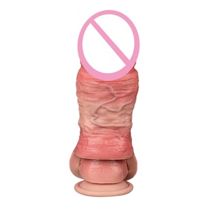 OS-ADL5024 Male Penis Enlarge Sleeve Fantasy Huge Realistic <b>Dildo</b> Erotic Sex Toy Customized Factory Price Couple Toys Wholesale - Product Image 6
