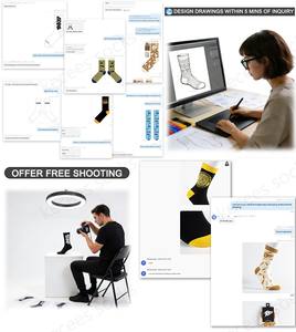 Calcetines de Pilates Cómodos de la Marca <span class=keywords><strong>Uron</strong></span>, Venta al por Mayor, Compresión Antideslizante, Diseño Transparente con Logotipo en el Puño - Product Image 2