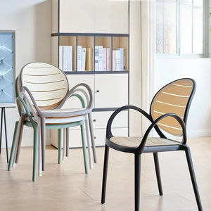 Sillas de Salón al aire libre ligeras portátiles cómodas de alta calidad Patio Hotel plástico hermético para restaurante jardín - Product Image 1