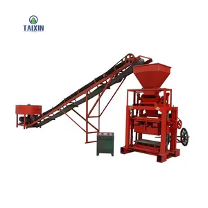 small business ideas manufacturing machine QT4-35 cement making machinery concrete brick making machine