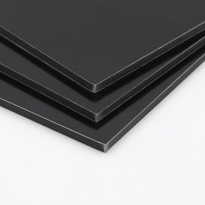 Plaque <span class=keywords><strong>Dibond</strong></span> <span class=keywords><strong>3mm</strong></span> 0.21mm Brillante Blanche/Noire, Couleurs Double Face, Moderne, Antistatique, ACP - Product Image 2