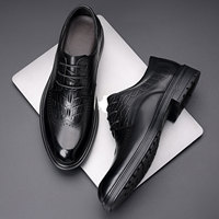 Chaussures en cuir pour hommes 2026 Nouvelle Collection – Brogues de ville en cuir pleine fleur de qualité supérieure, style jeune, confortables et durables