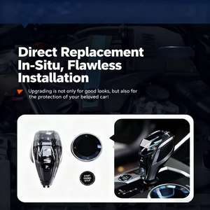 カスタマイズされたロゴユニバーサルABSエルゴノミックカーギアシフトノブLED RGBライトTAOYILEメルセデスベンツBMW用インフィニティ用 - Product Image 6