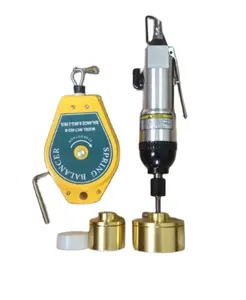 JZSY Máquina de tampar garrafas de plástico elétrica para frascos, tampa pneumática portátil, apertador de tampa para travamento e trava, 5-50mm