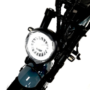 Vintage LED elektrische fietsverlichting, fietsaccessoires voor op de weg met comfortabele dikke banden - Product Image 3