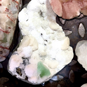 Piedra Natural de Apofilita en Bruto, Cristal Crudo, Drusa, Geoda, Roca, Mineral, Clúster, Espécimen para Colección, Regalo, Negocio, Manualidades - Product Image 6