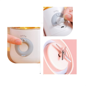 Wholesale Electric 400ML Stainless Steel Mini Juicer Cup Portable USB Charging 6 Handheld Blender for Household Outdoor Car Use - Product Image 2