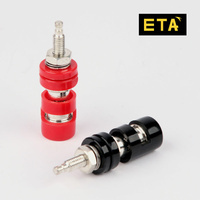 ETA3308U Nouveau terminal de panneau en forme de U de type presse avec prise de 4mm Poteau de mise à la terre rétractable résistant à la haute tension
