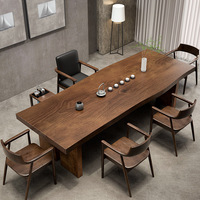 Vente en gros en usine table à manger en bois massif de noyer pour salle à manger et extérieur avec ensembles de chaises vente en gros OEM