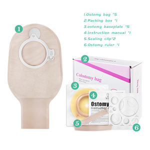 CELECARE цветной мешок, горячая Распродажа, двухкомпонентный бежевый цвет, разные размеры, сушилка для остомии, мешок для остомии Po - Product Image 5