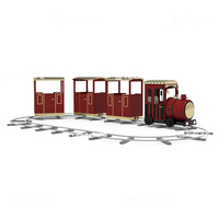 YIFUN LIFE Mini-train antique pour aire de jeux intérieure, équipement de parc d'attractions, équipement de jeu pour enfants à usage commercial, pour les 3-12 ans