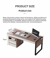 Bureau d'angle en cuir pleine fleur de style minimaliste italien, bureau d'ordinateur de luxe haut de gamme, poste de travail moderne et simple pour cadre