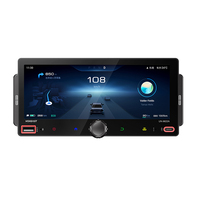 Lecteur MP5 pour voiture avec écran tactile, CarPlay, Android Auto, Mirror Link, Bluetooth, radio FM, USB, AUX, autoradio simple DIN, DSP