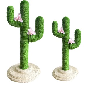 Árbol rascador para gatos, cactus, materiales DIY caseros, cápsula espacial, plataforma de observación, plataforma de salto popular, rascador grande de sisal para gatos - Product Image 1