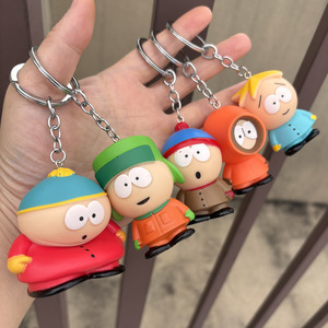 5 pièces/ensemble, porte-clés pendentif mignon de personnage d'anime South Park - Product Image 4