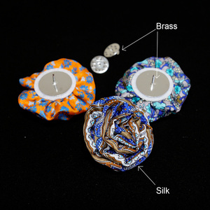 Spille Personalizzabili Unisex in Tessuto di Seta di Alta Qualità con Ago Corto in Ottone, Opzioni di Colori Multiple, <span class=keywords><strong>2026</strong></span> - Product Image 4