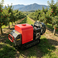 Pulvérisateur agricole télécommandé UCARRY à 3 cylindres, pompe à piston haute pression, pulvérisateur sur chenilles 30-40L/min
