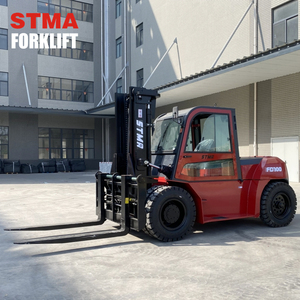 STMA Diesel Forklift Berat 10 Ton Truk Forklift <span class=keywords><strong>Loader</strong></span> dengan Garpu Positioner dan Isuzu 6BG1 Mesin - Product Image 3