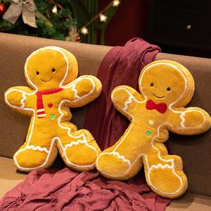 Nuovo arrivo peluche prendere un morso del pan di zenzero uomo farcito decorazione per la casa regalo di natale morbido pan di zenzero bambola uomo - Product Image 5