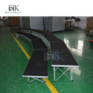 Escenario Portátil Plegable de Aleación de Aluminio para Eventos, Conciertos y Bodas, con Forma Personalizada al por Mayor - Product Image 4
