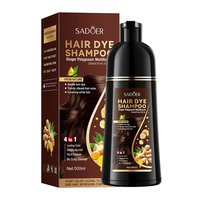 Private Label Langanhaltende Permanente Braune Haarfärbecreme 500ml Pflegende Formel Ginseng Polygonum Multiflorum Kastanienbraun