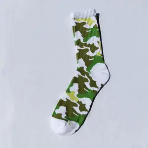 Groothandel Custom Groene Sokken Outdoor Walking Mannen Gevechten Slijtvaste Tactische Sokken