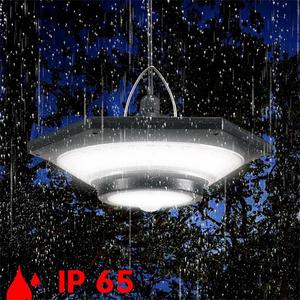 <b>LED</b> Monocrystalline Solar Motion Sensor <b>Ceiling</b> Pendant <b>Light</b> Lithium Battery Waterproof IP65 Dimmable 6000K Outdoor Lighting - Product Image 1
