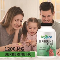 Capsules de berbérine 1200 mg à marque privée OEM avec gelée royale, soutien métabolique et immunitaire, complément alimentaire haute puissance pour adultes