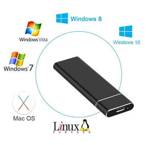 กล่องใส่ SSD แบบ Type-C to NVMe M.2  วัสดุอะลูมิเนียม  USB 3.1  สำหรับแล็ปท็อปและเดสก์ท็อป - Product Image 3