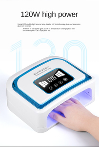 BLUEQUE V10 120W lampe UV à <span class=keywords><strong>ongles</strong></span> séchage rapide LED polonais Machine de cuisson dispositif de photothérapie 120W lampe de polymérisation UV - Product Image 5