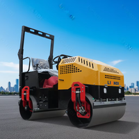 Compacteur routier vibrant hydraulique CE Euro 5 diesel/essence pour le compactage des fondations