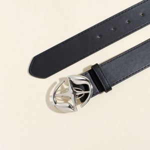 Nuevo Cinturón de Cintura Casual de Moda Simple, Estilo Coreano, Retro Vintage, de Cuero PU Suave, con Hebilla de Aleación, Talla Personalizable, para Hombre y Mujer - Product Image 1