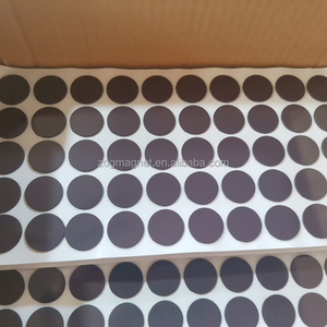 Aimant de réfrigérateur personnalisé en forme ronde, 1 pièce, feuille magnétique, souvenir, pour bricolage - Product Image 5