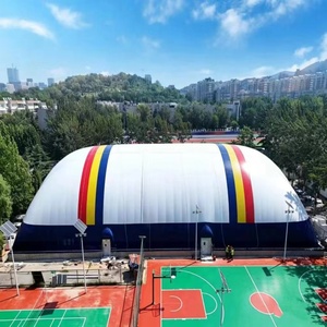 Dôme sportif à structure membranaire à grande portée en PVC, design moderne, installation facile pour les lieux extérieurs - Product Image 1