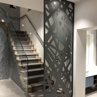 Panneau mural décoratif de luxe en métal, design personnalisé, cloison de séparation pour salon