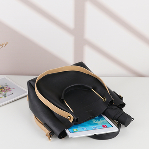 Chất Lượng Cao Tùy Chỉnh Cổ Điển Màu Đen PVC Da Phụ Nữ Túi Xách Của Phụ Nữ Vai Túi - Product Image 5