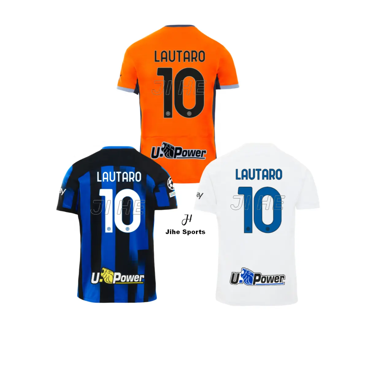 Mùa giải mới tùy chỉnh Jersey Giao hàng nhanh Inter Milan bóng đá Jersey tùy biến Kit Inter Milan Jersey