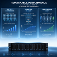 Serveur en rack 3U ThinkSystem SR675i V3 neuf avec double processeur AMD EPYC 8x RTX PRO 6000 Blackwell GPU AI Inference GenAI en stock