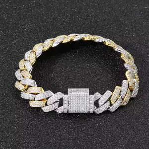 Cadena Cubana de Plata 925 Premium con Moissanita, Estilo Hip Hop, Unisex, Joyería de Lujo para Hombres y Mujeres, Regalo de Boda - Product Image 4